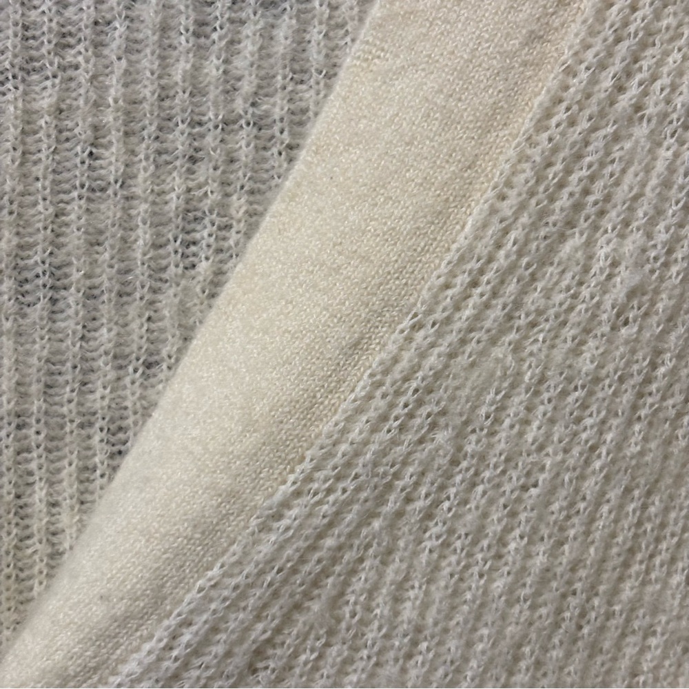Quince Baby Alpaca-Wool Blend Cropped Ivory Cardigan - Picture 7 of 16